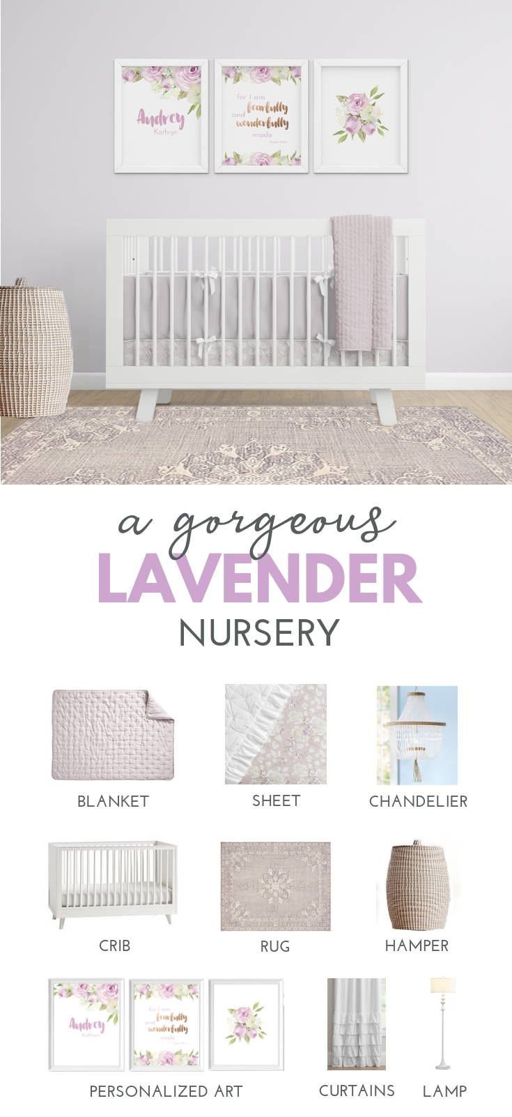 Gorgeous Lavender Nursery You And Baby, Lavender Nursery Rug