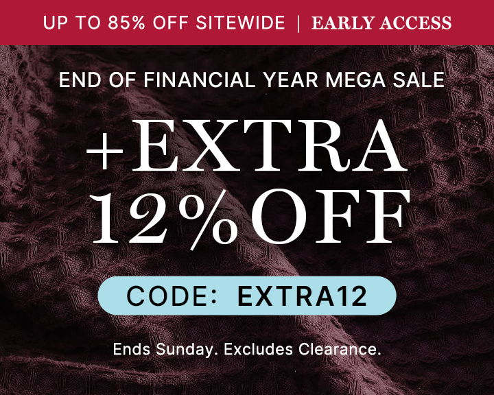 EOFY Sale up to 85% off + extra 12% off with code EXTRA12