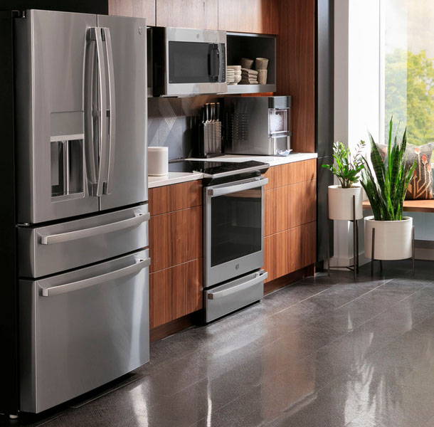 Stainless Steel Premium Appliance Finish refrigerator