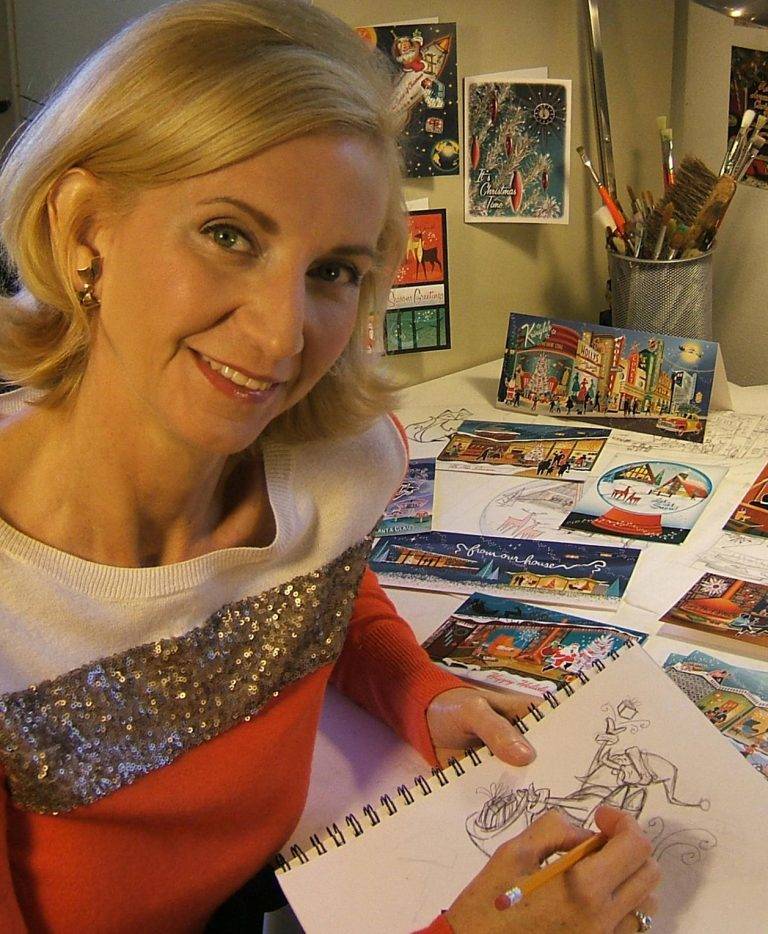 Diane Dempsey of The Retro Christmas Card Company