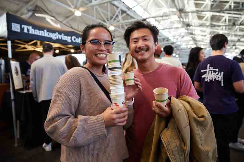 Two Happy Participants from SF Coffee Festival 2023
