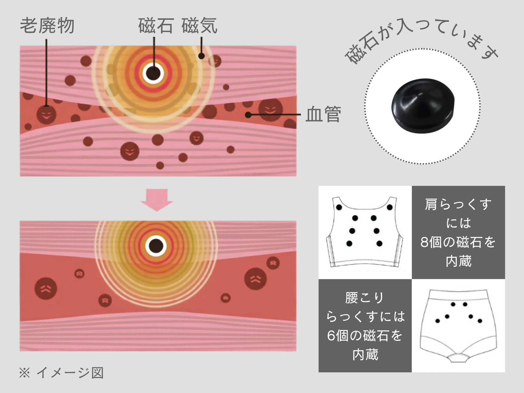 ピップエレキバン® 磁石