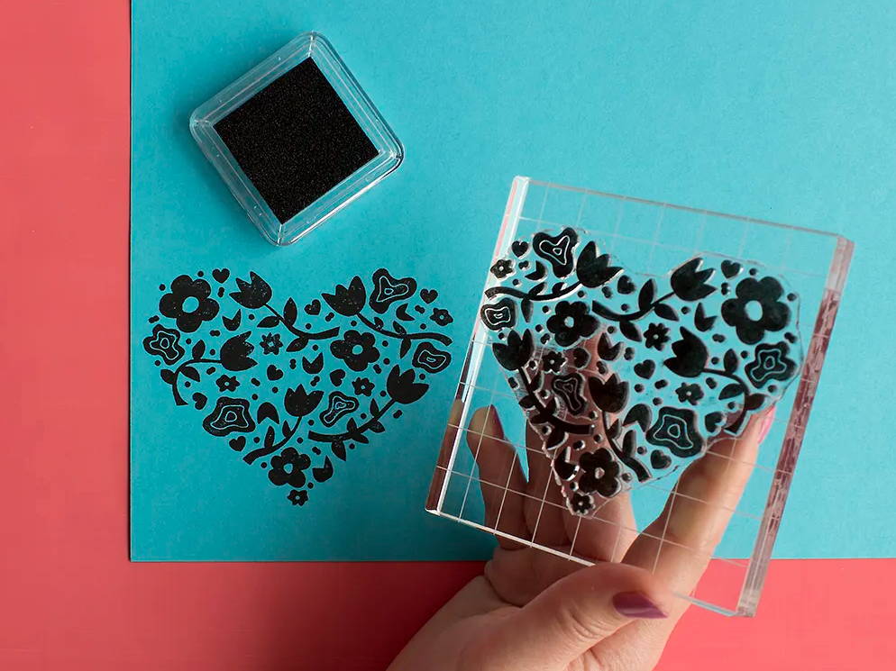 Valentine's Day Series LOVE Styles Soap Stamp Handmade Transparent