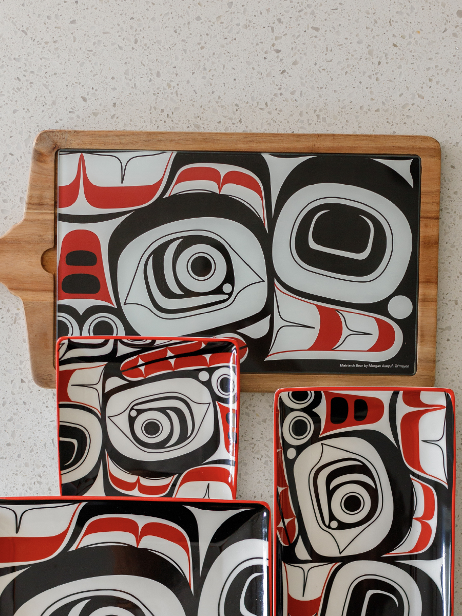 Soaring Eagle Serving Board by Corey Bulpitt, Haida