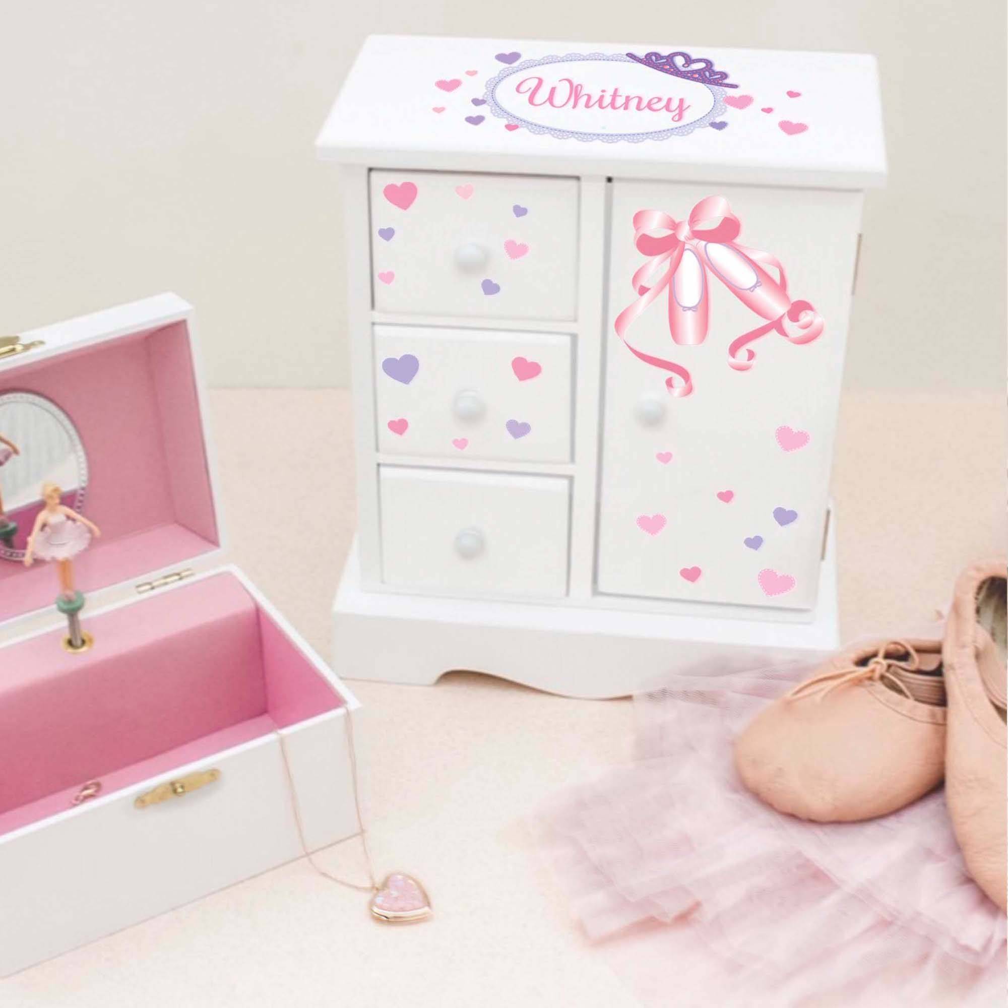 Personalized Jewelry Box for Girls