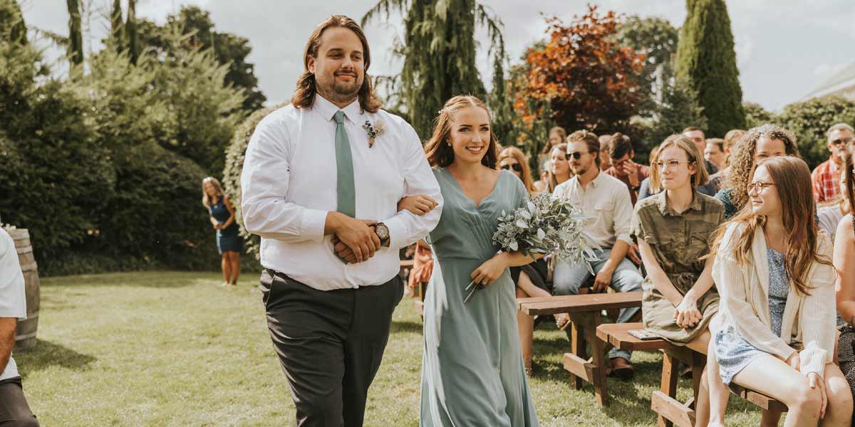 Ava Bridesmaid Dress with Sleeves