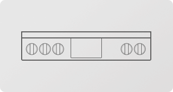 Illustration of range controls with knobs