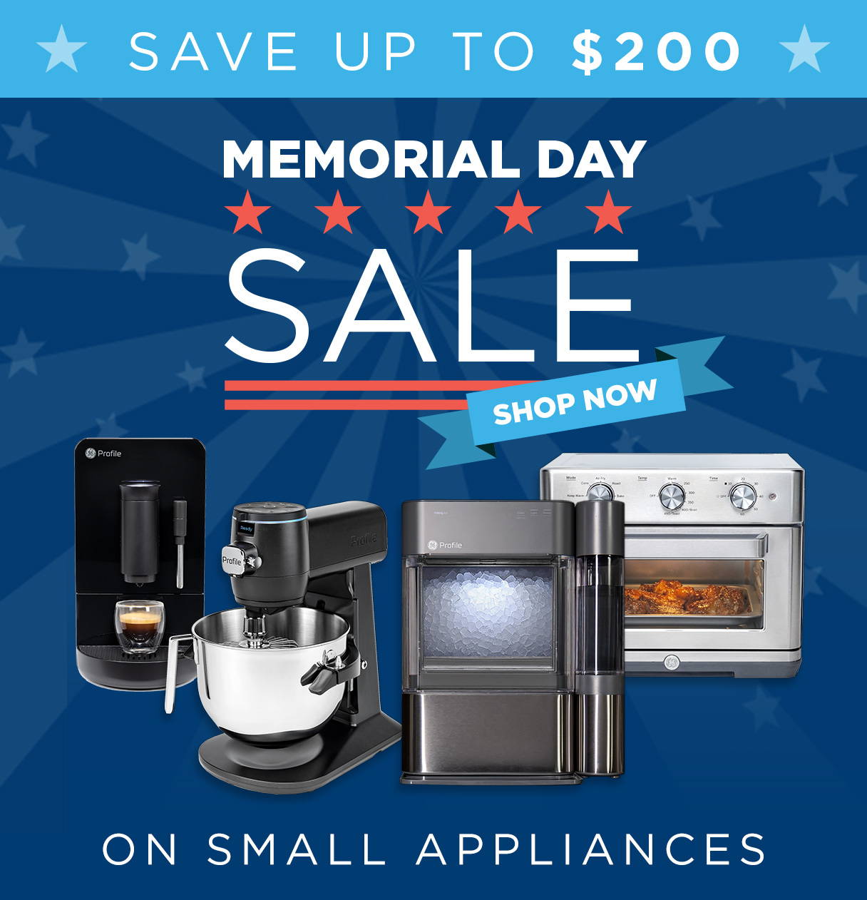 Save up to $200 OFF select small appliances