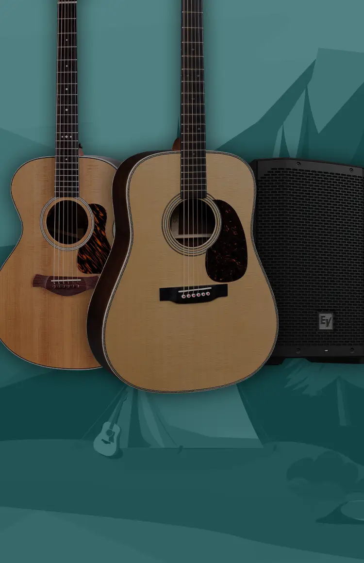 Strummertime 2026 - shop acoustic deals, portable PA systems, percussion & more - Andertons Music Co.