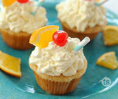 mai tai cupcakes