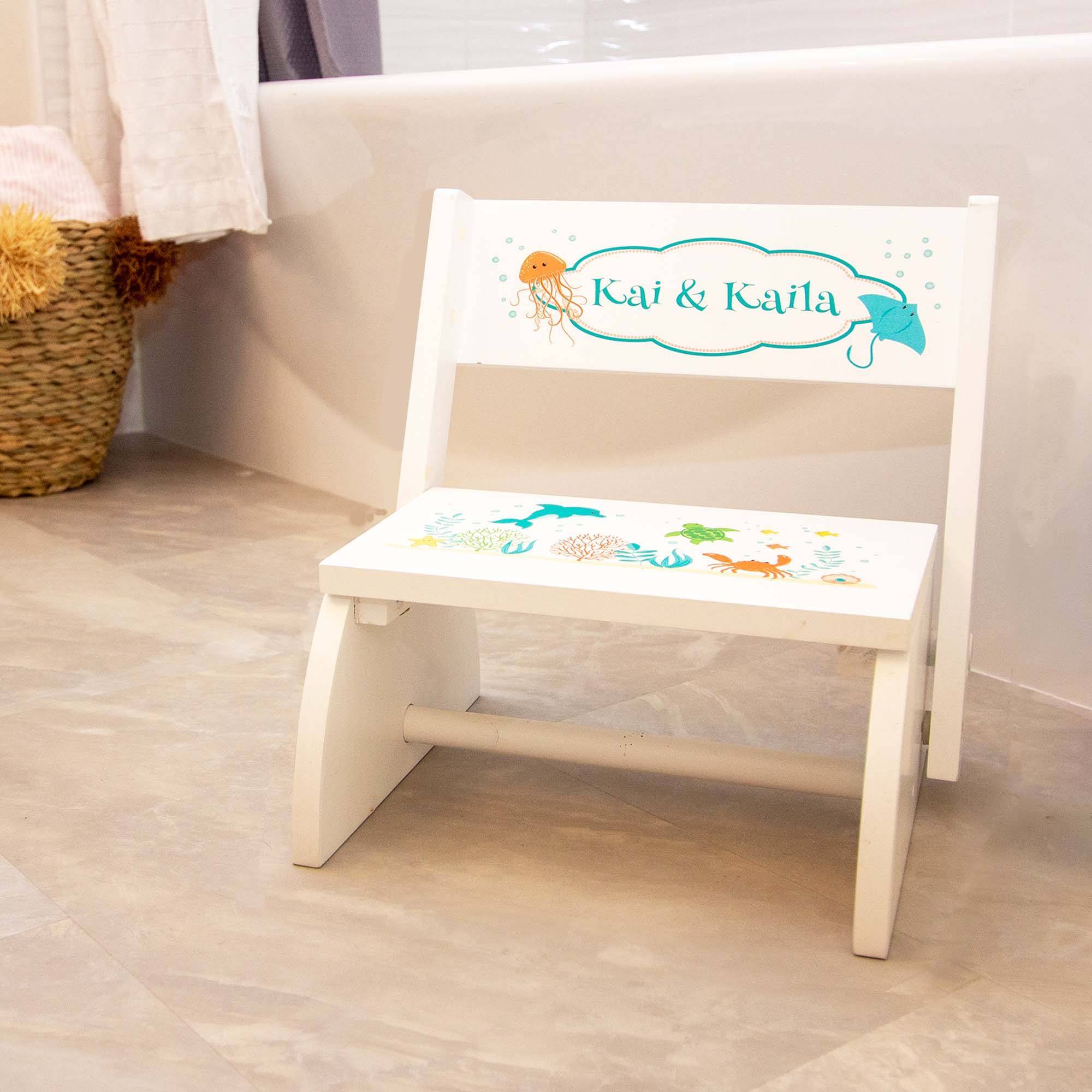 child's personalized bench seat