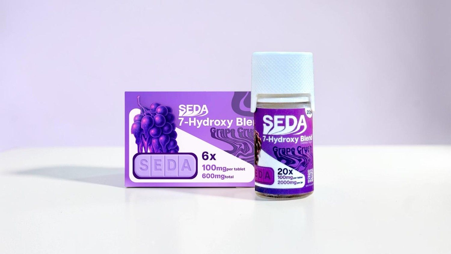 Bottle and box of Seda hair treatment on a table.