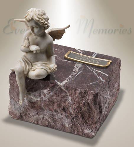Red Angels Among Us Cremation Urn