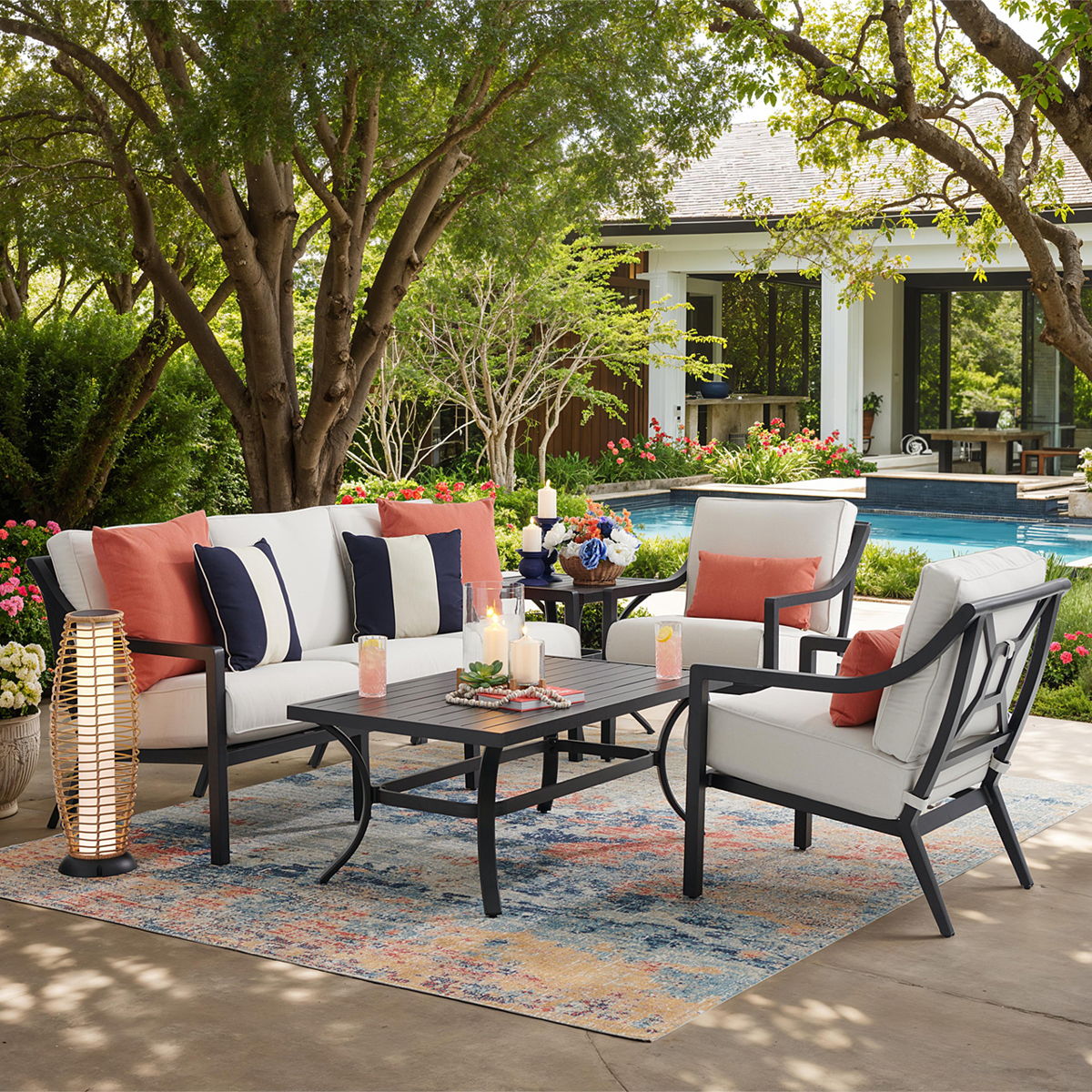 HILL COUNTRY 4PC. PATIO SEATING SET