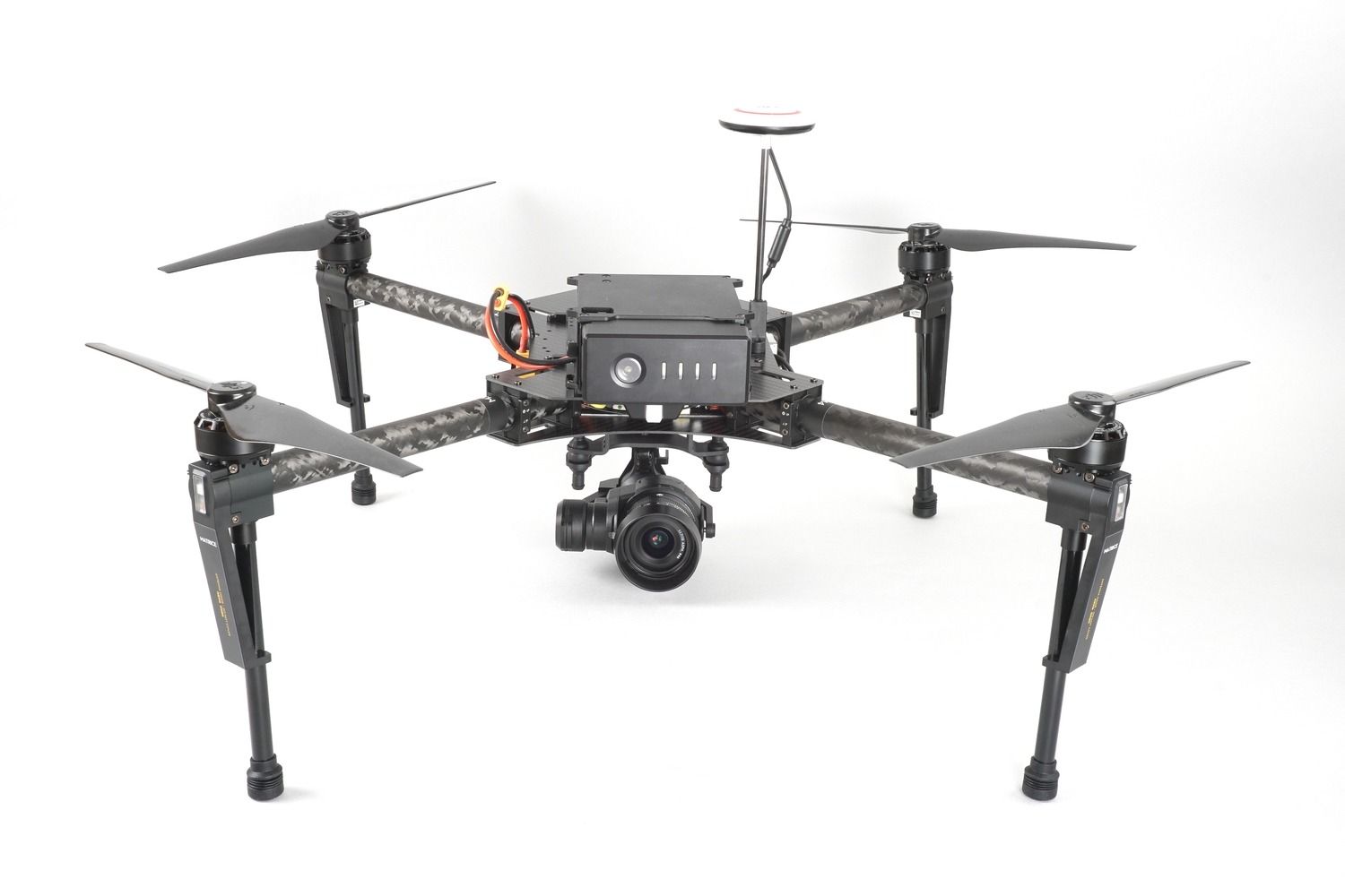 DJI Inspire frame against a white background