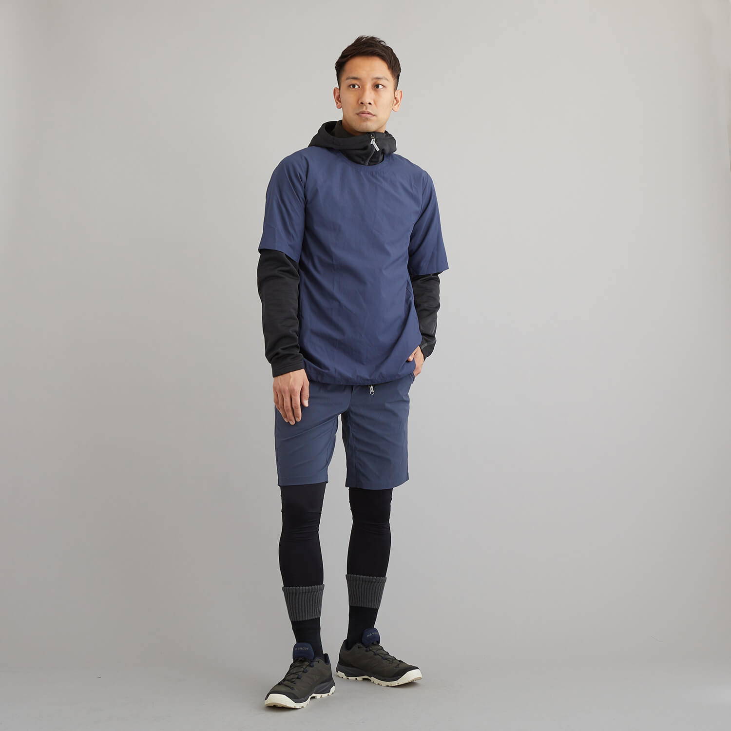 HOUDINI（フーディニ）/ウェザーT/ネイビー/UNISEX