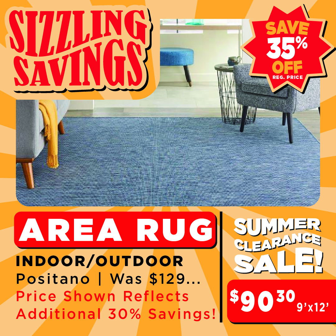 Positano Area Rugs Sizzling Savings