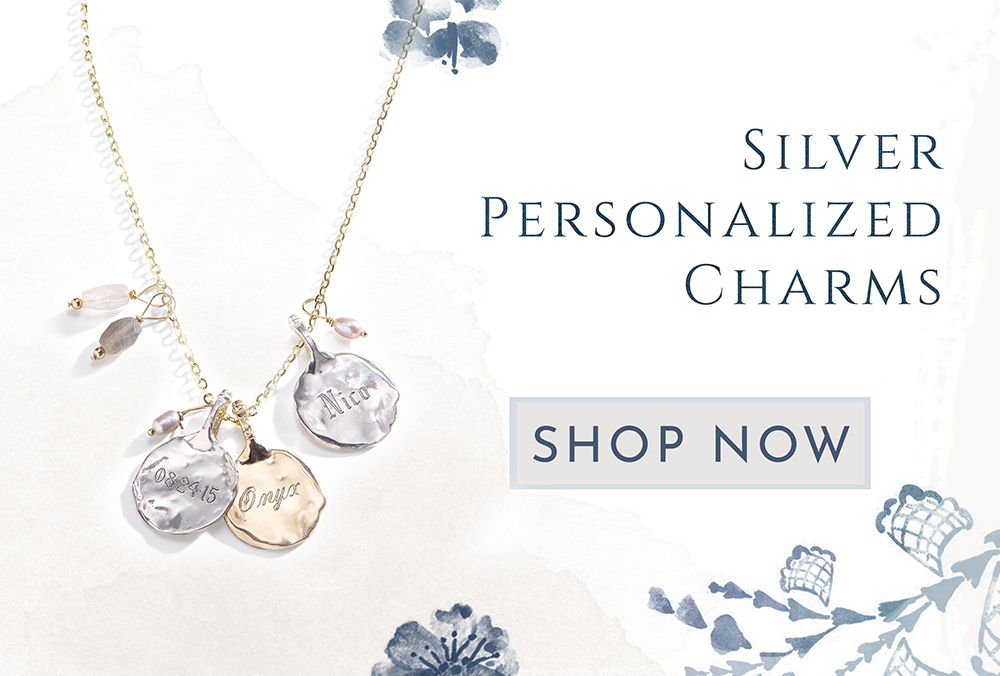 Shop Silver Personalized Charms