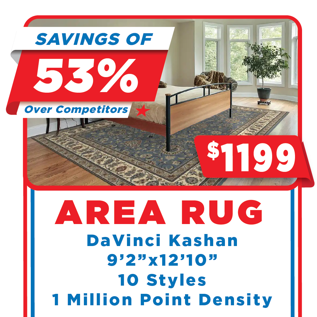 Davinci Kashan rug labor day savings