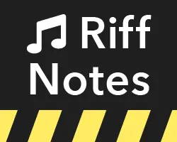 Riff notes logo