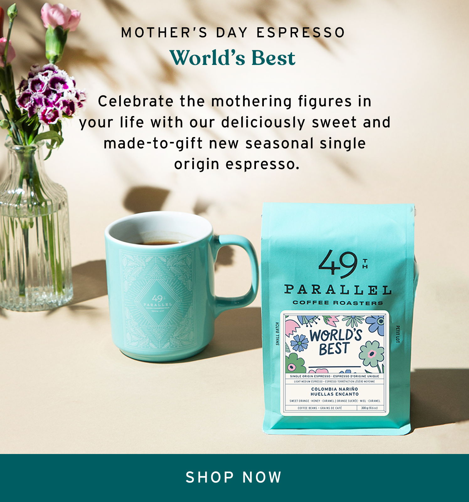 49th Parallel Coffee | Mother's Day Gift Guide | World's Best Colombia Espresso