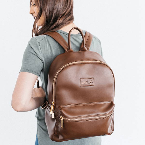 Diaper Bag Backpack - Brown RYLA Ready