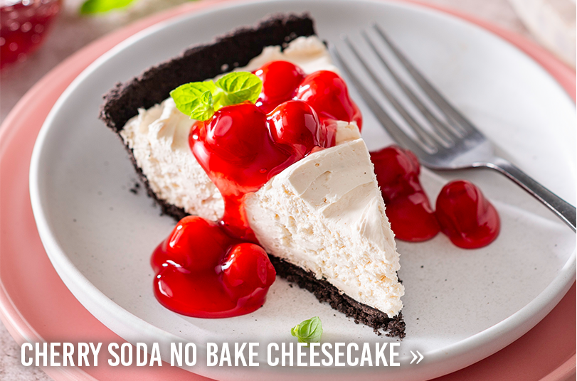 cherry soda no bake cheesecake recipe