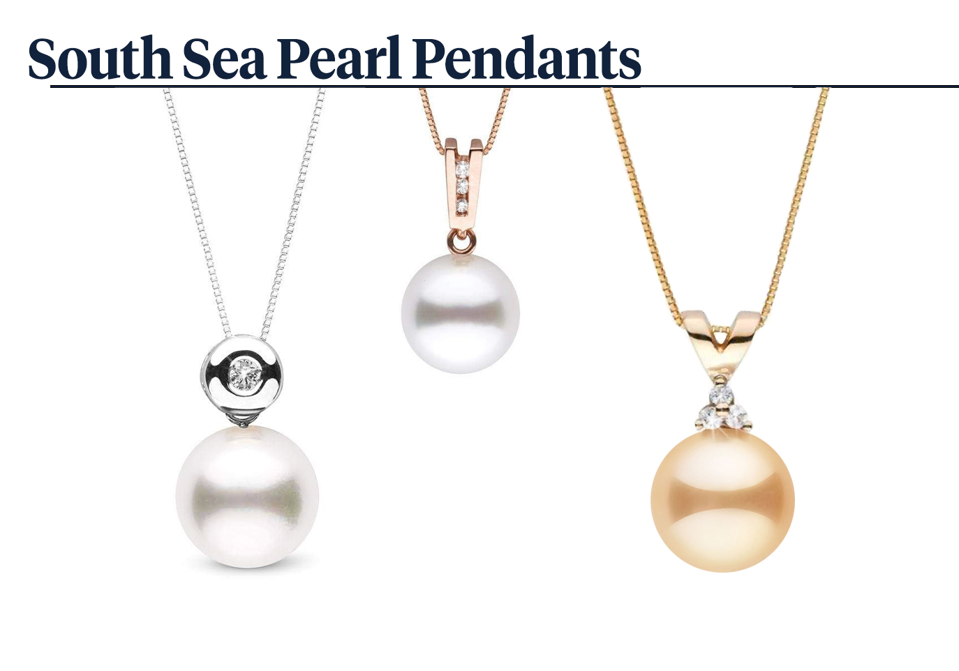 South Sea Pearl Jewelry Styles: Pearl Pendants