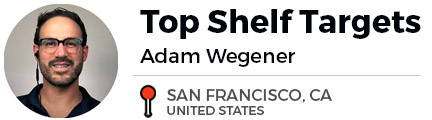 Follow Adam Wegener on Instagram. Owner of top shelf targets. San Francisco California