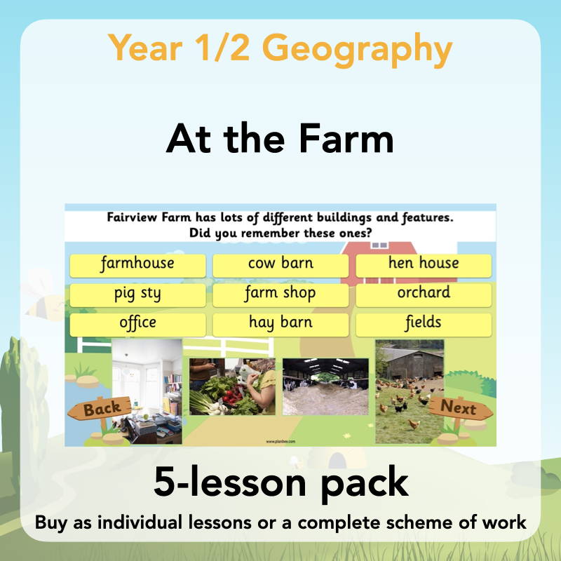 Year 1 Curriculum - At the Farm