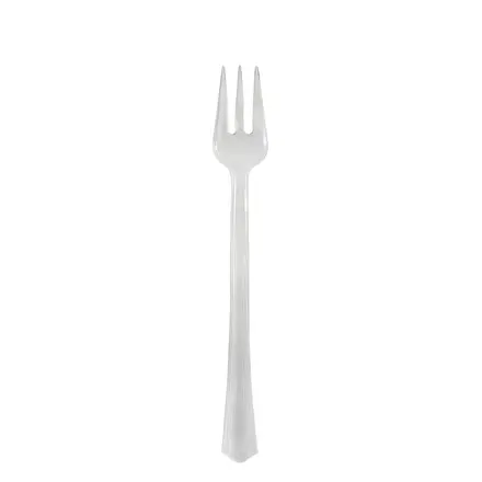 A clear mini fork