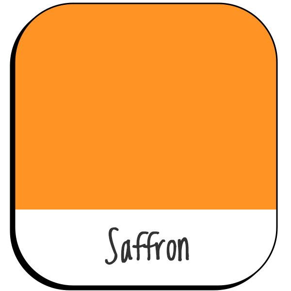 Colour Swatch labelled Saffron