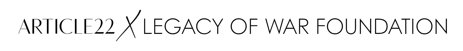 Article 22: Legacy of War Foundation logo.