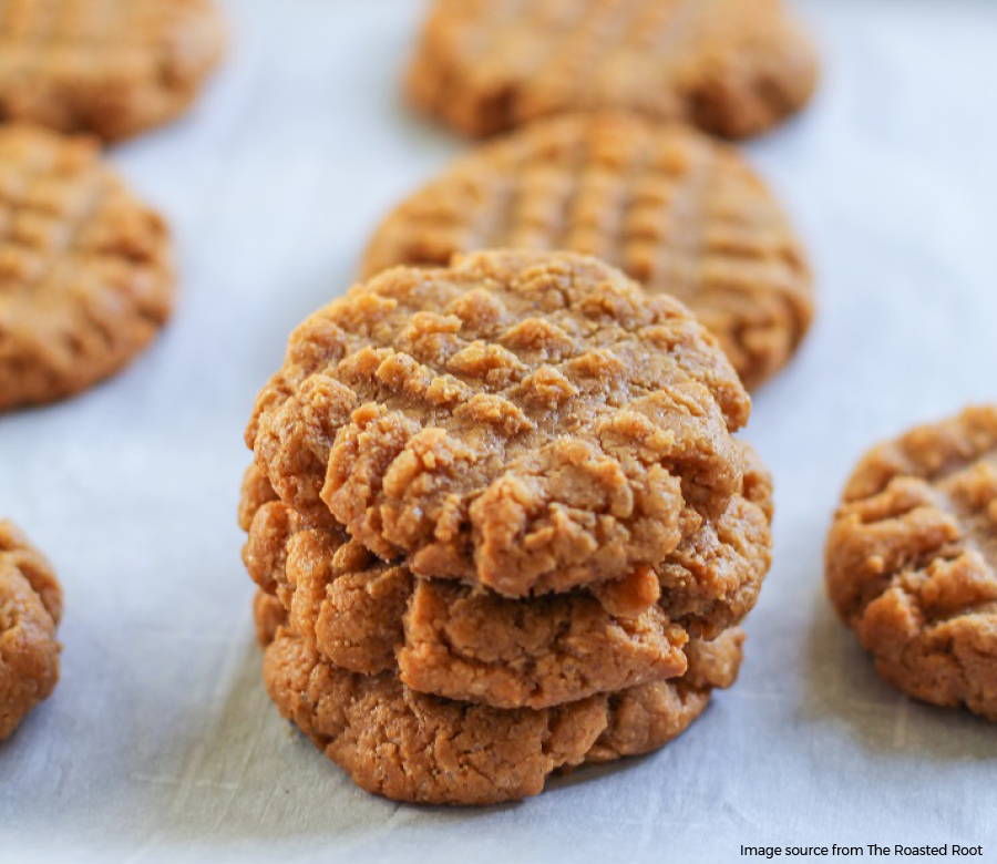 Flourless Peanut Butter Cookies 