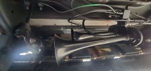 2020 Ford F350 PsychoBlasters V2 Nightmare Edition underbody install