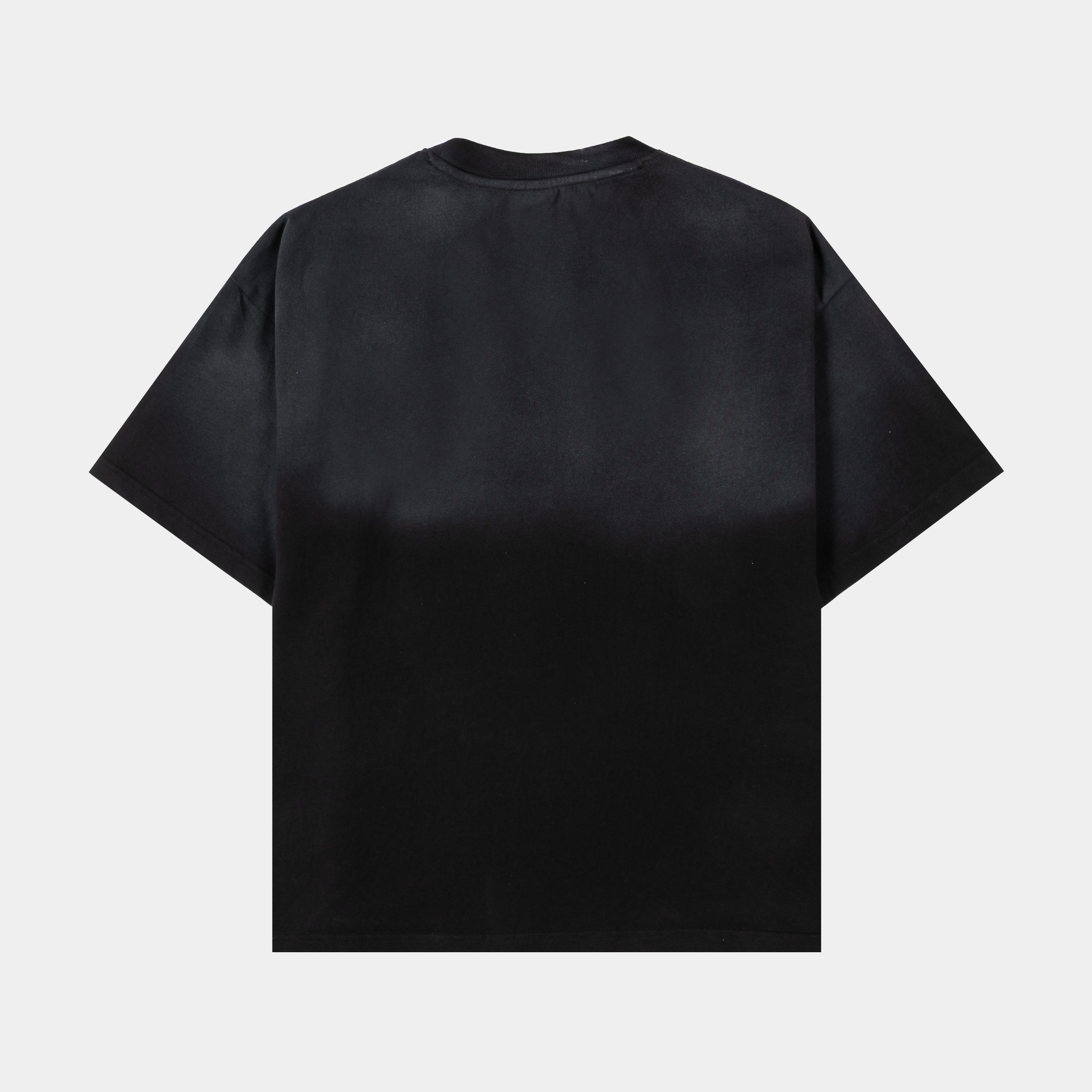Black t-shirt featuring 