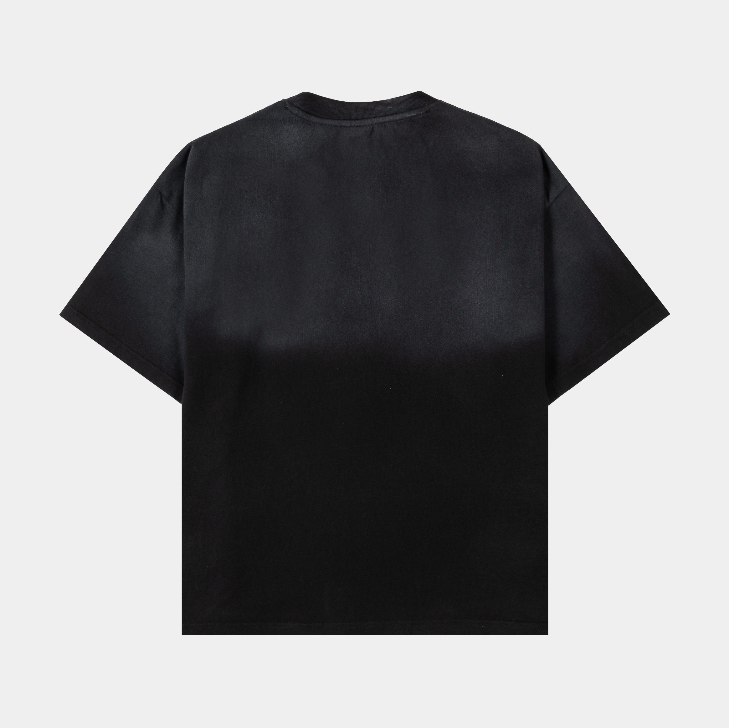 Black t-shirt featuring 