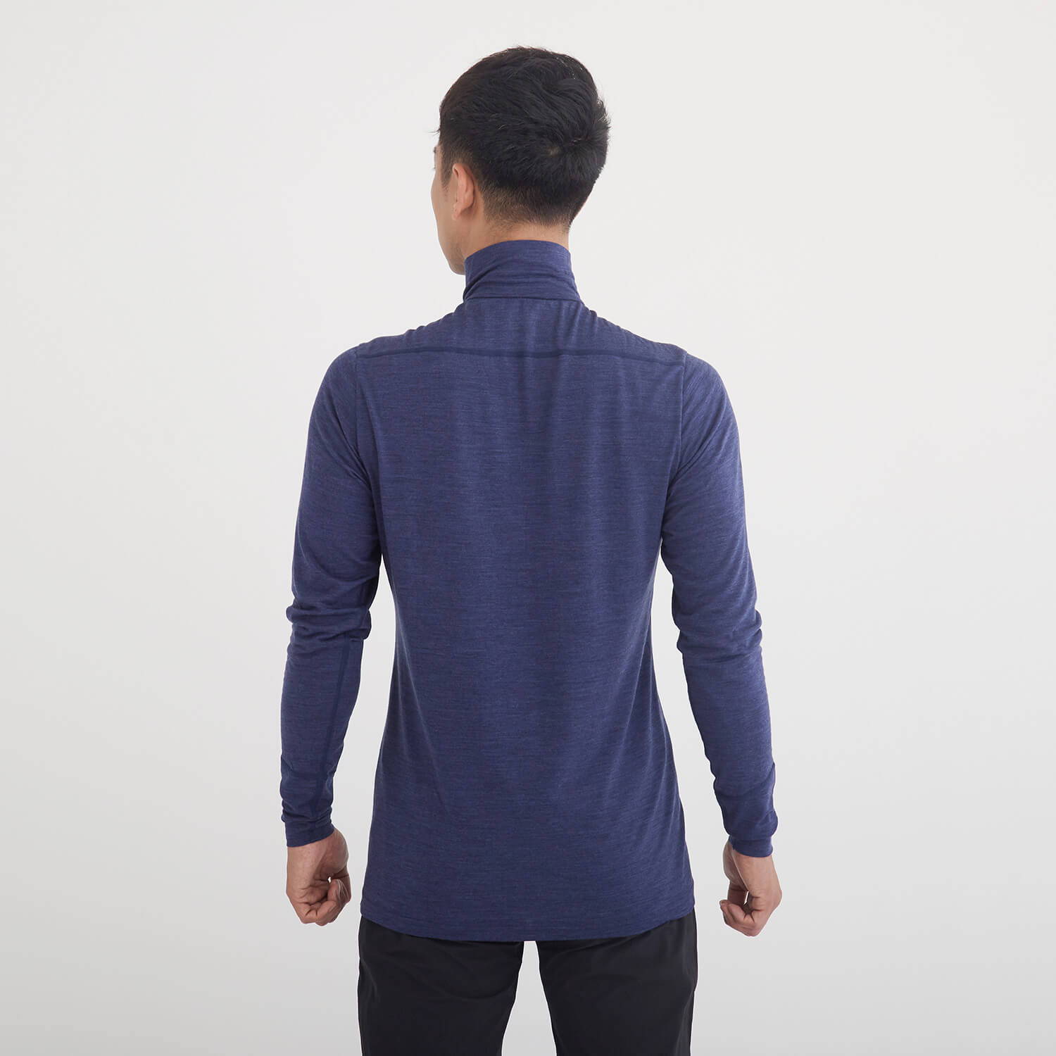NORRONA（ノローナ）/イコライザー メリノジップネック/ネイビー/MENS