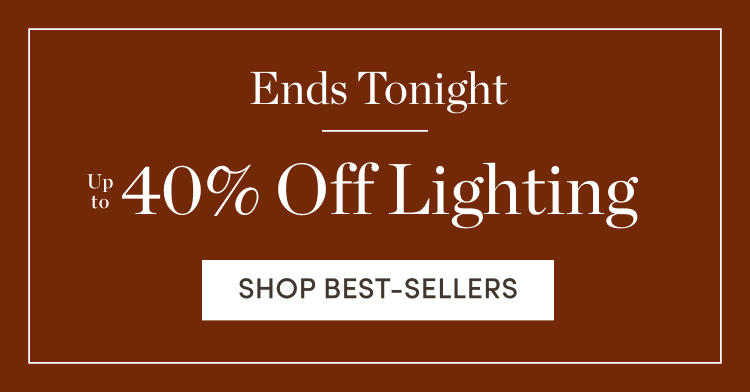 Ends Tonight: Up to 40% Off Lighting
