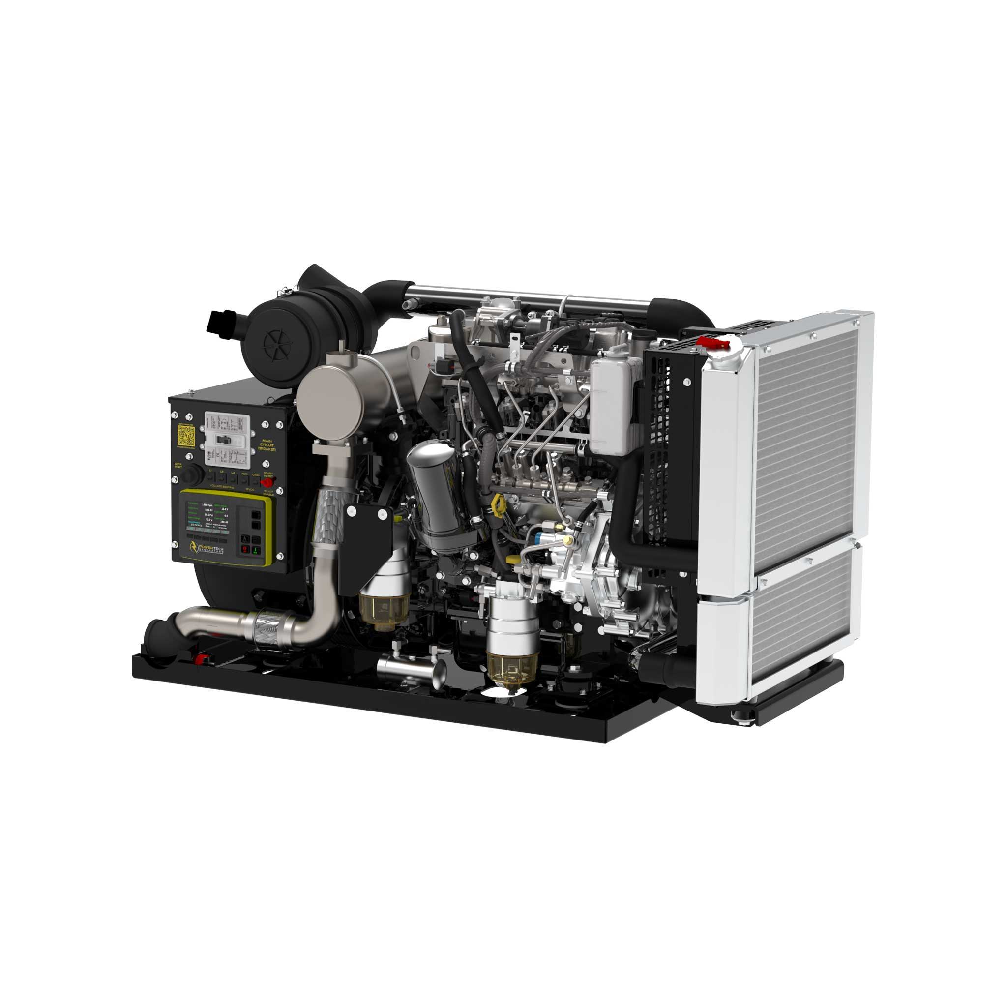 Uittrekken Naar boven Oprichter PowerTech Generators - 30 kW Diesel Generator - PTi-30