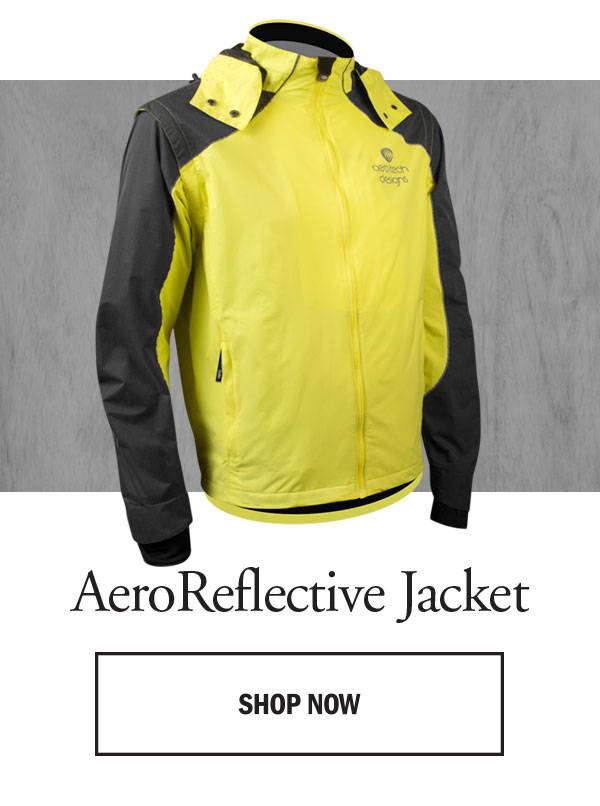 aero reflective rain jacket