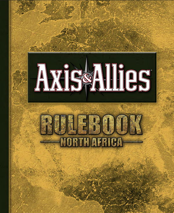 Axis & Allies Rulebook for North Africa cover.