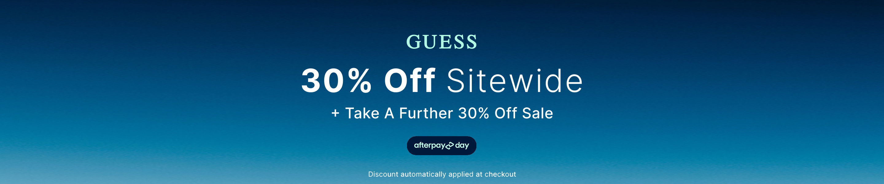 30% Off Sitewide Promotion Announcement with Dates