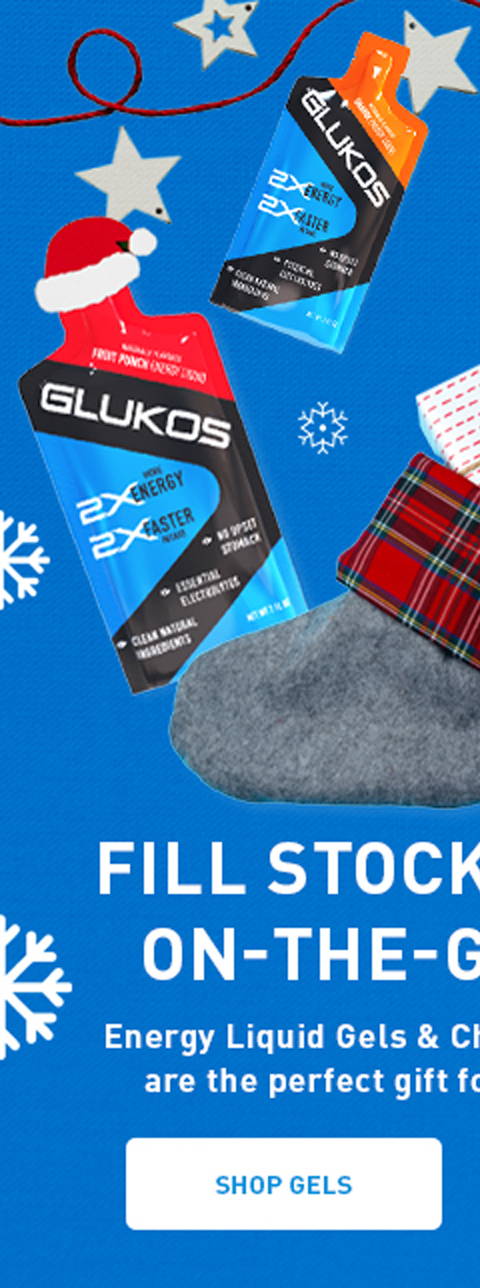 Fill Stockings with on-the-go energy. Energy Liquid Gels & Chewable Energy Tablets are the perfect gift for anyone on your list! Shop Gels
