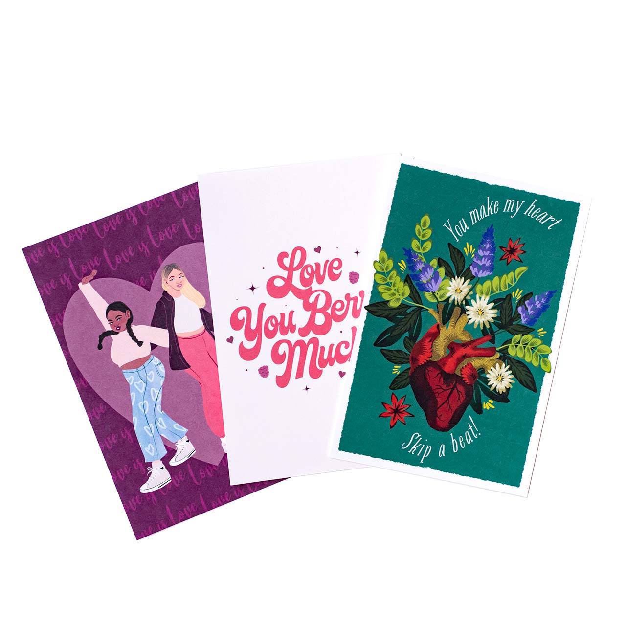 Theo Valentine's Day card collection: 3 exclusive Valentine's day designs