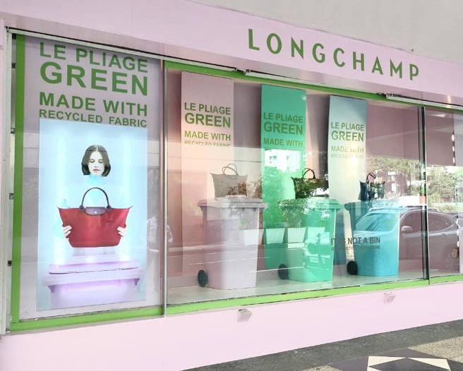 Longchamp Presents an environmentally-friendly and sustainable approach  through the Le Pliage Green Campaign
