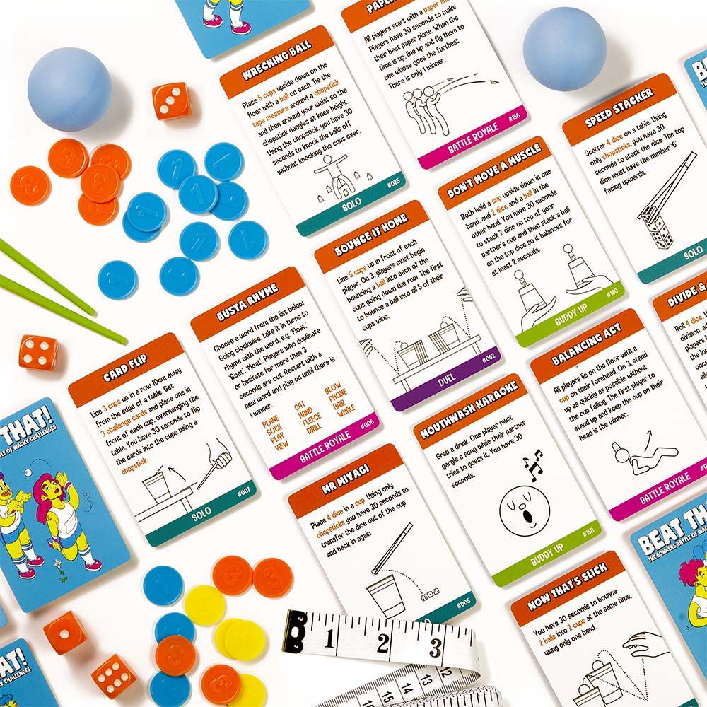 Beat That! - The Bonkers Battle of Wacky Challenges [Family Party Game] –  Gutter Games Ltd