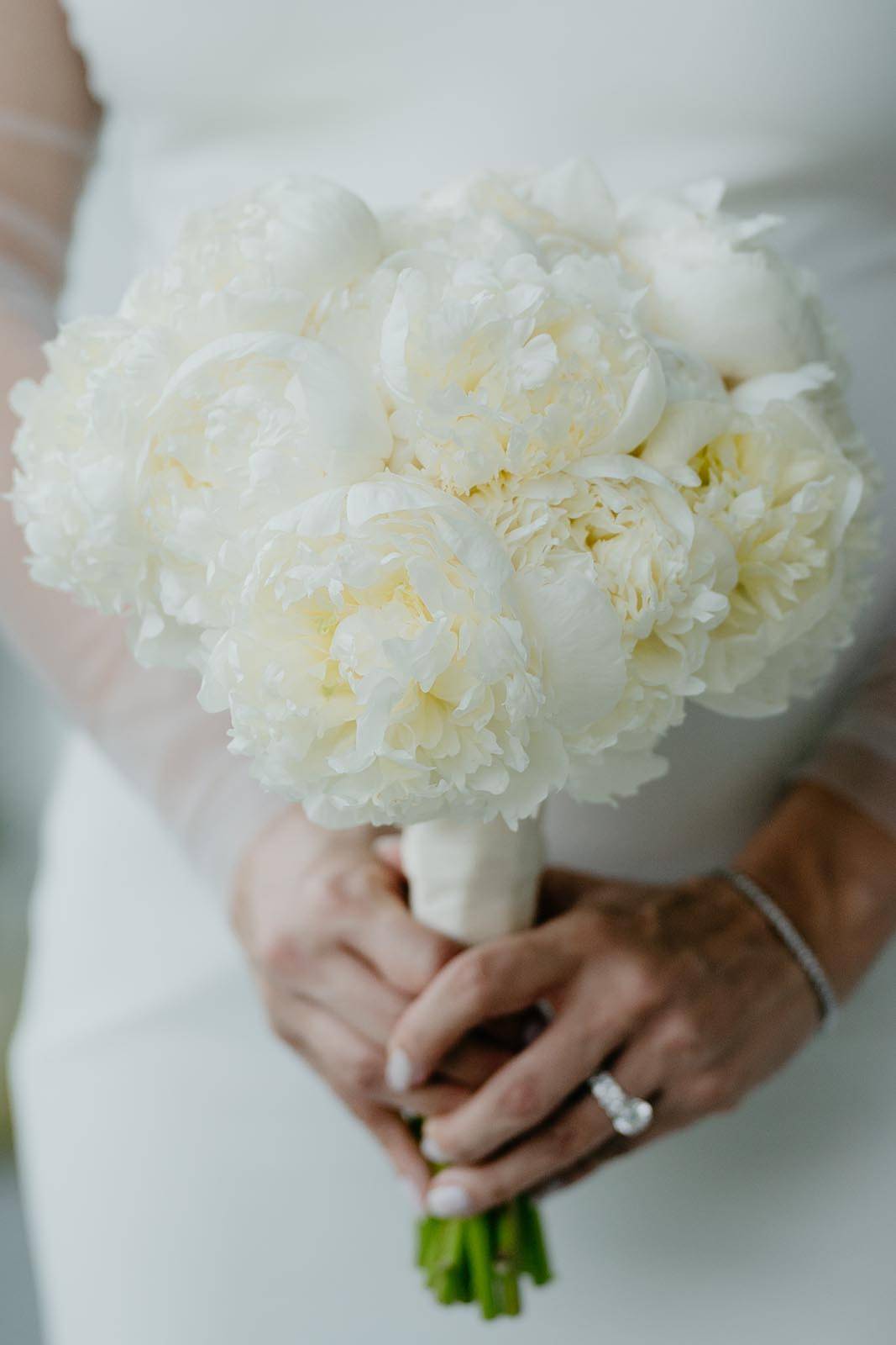 White Wedding Flower Bouquet