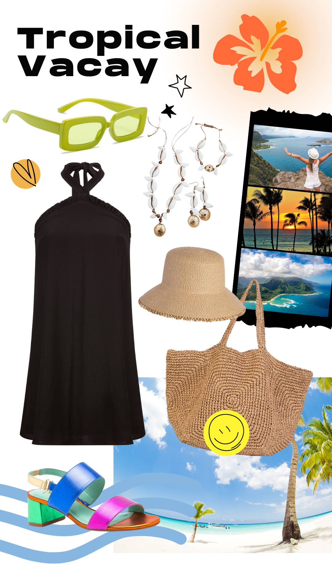 Trixxi Summer Vacation Style Guide tropical Vacay.