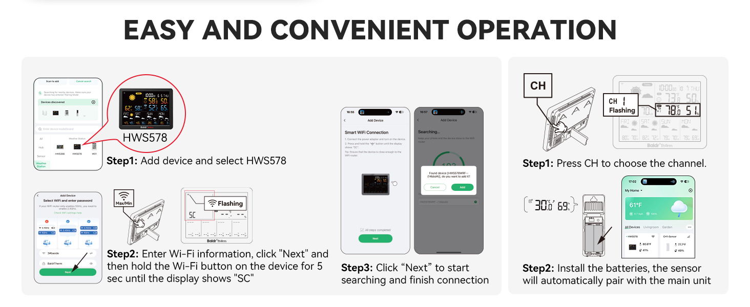 Instructions for easy and convenient operation of a mobile app.